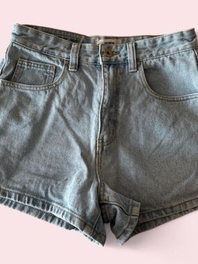 Cotton On High-Rise Mom Denim Shorts